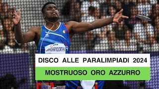 Atletica Ganeshamoorthy è oro nel disco alle Paralimpiadi Manu fa sognare nei 100 metri [upl. by Nonnahc]