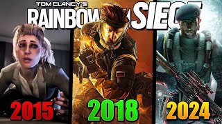 The Evolution Of Rainbow Six Siege 2015  2024 [upl. by Fokos6]