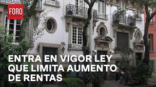 Entran en vigor reformas a Ley de Vivienda en CDMX ¿Cómo aplicarán en las rentas  A las Tres [upl. by Kcirdnekal]