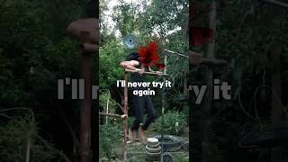 MuscleUp Fail 6 kg Weight Almost Knocked Me Out homeworkout [upl. by Mahla]