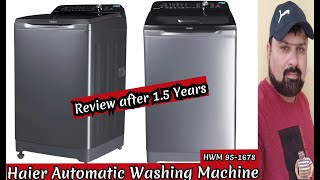 Review Haier HWM 95 1678 Automatic Washing Machine  khanfas [upl. by Hanway165]