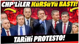 CHPliler kürsüyü bastı Emekliler için Mecliste tarihi protesto [upl. by Nolrak]