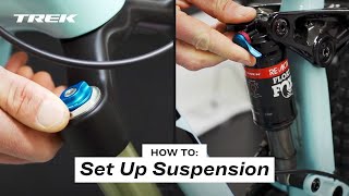 How To Set Up Mountain Bike Suspension [upl. by Joerg]