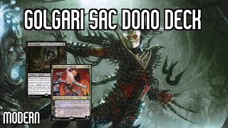 Intriguing CoColess BG Sac  Golgari Sac Dono Deck  Modern  MTGO [upl. by Scully455]