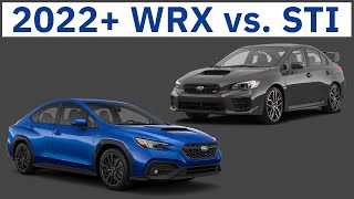 2022 Subaru WRX vs 20152021 WRX STI  Driving Comparison [upl. by Odlo]