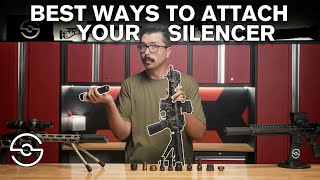 Quick Detach Vs Direct Thread Suppressors Best Ways To Attach a Suppressor [upl. by Mischa226]