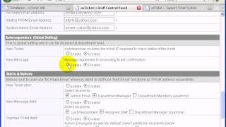 3 How to do setting in osTicket [upl. by Anirtak]