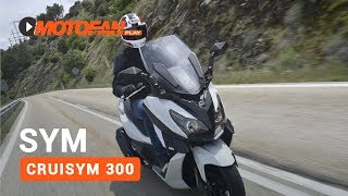 SYM Cruisym 300  Prueba opinión y detalles  Motofan [upl. by Nick]