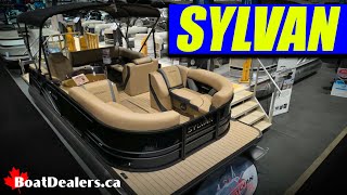 Sylvan pontoon boats at tibs2024 boatshow [upl. by Annawal845]