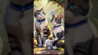 Meow Kitty Cat Song  SingAlong for Kids cat catlover cartoon youtubeshorts trending kids [upl. by Kirred]