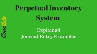 Inventory Journal Entries  Perpetual Inventory System  Explained with Examples [upl. by Mcquillin]