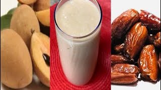 NUTRITIOUS SAPOTA CHIKOO MILKSHAKE [upl. by Keller]