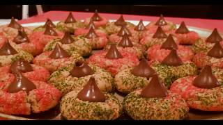 How to Make Peanut Butter with Hershey Kiss Cookies Shawns Family Favorite Recipes [upl. by Pepito109]