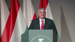 Viktor Orbáns speech – Hunyadi János Award 2024 – Foundation for Civic Hungary – Brussels [upl. by Laro223]