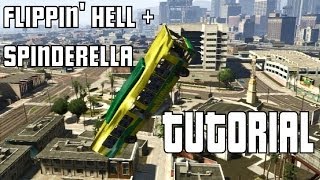 Tutorial  Flippin Hell amp Spinderella in a BUS Grand Theft Auto 5 [upl. by Serle523]