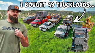 I Bought 49 Truckloads of Stuff at Massive Garage Sale 😅 [upl. by Savage]