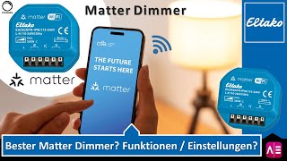 Krasser Matter Dimmer echt genial Was kann er Funktionen Einstellungen EUD62NPNIPM [upl. by Mialliw]