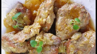 HIT Polędwiczki wieprzowe duszone w sosie własnym  Pork tenderloin recipe  MajkelGotuje [upl. by Iridis]