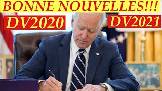 BONNES NOUVELLES POUR LA DV2020 DV2021 REGROUPEMENT FAMILIAL VISA D’EMPLOI [upl. by Beilul]