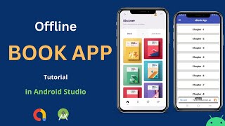 Create Book App in Android Studio  Book App tutorial in Android  Make Book App in Android Studio [upl. by Hanyaz87]