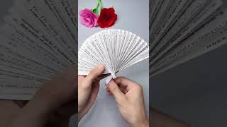 Make a magical fan with the completed test paper DIY Lets play handicraft together Use your [upl. by Jump]