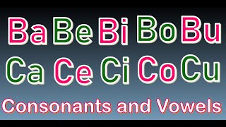 Blending Consonants and Vowels Two Letter CV Blends Learn to Read English with Phonics [upl. by Emmit355]