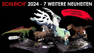 Schleich ® 7 weitere Figuren Neuheiten 2024 News  ein schnelles Unboxing amp Reaction  Vorschau [upl. by Carmena]