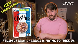 NEW Team Cheerios review  AMERICAS cereal cereal review cheerios 4thofjuly [upl. by Assilav]