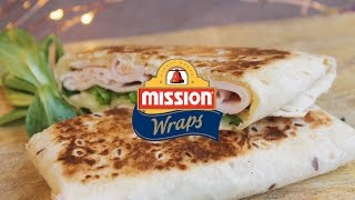 RECETA PASO A PASO WRAP de PAVO MOZZARELLA Y CANÓNIGOS  MISION WRAPS MULTIGRAIN [upl. by Sarkaria714]