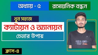 Cation and Anion Chemistry  ক্যাটায়ন  অ্যানায়ন  ক্যাটায়ন ও অ্যানায়ন কাকে বলে  SSC chemistry [upl. by Beller558]