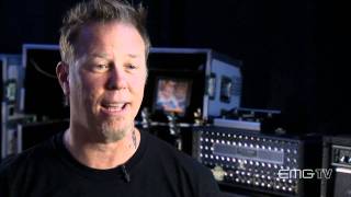 James Hetfield of Metallica talks about getting his signature tone with EMGtv [upl. by Namyh]