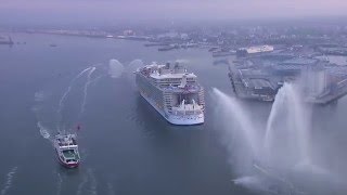 Harmony of the Seas Southampton arrival [upl. by Sayers302]