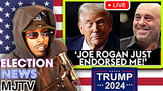 LIVE Elon Musk and Joe Rogan Officially ENDORSE President Donald J Trump  trump2024 [upl. by Martin]