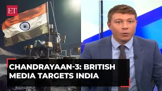 Chandrayaan3 British media targets India UK news anchor says India shouldnt ask for foreign aid [upl. by Temirf]