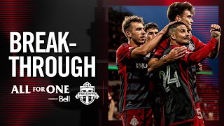 Breakthrough TFC secure big 3 points at home v Philadelphia  All For One Moment presented by Bell [upl. by Idette499]