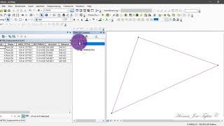 Obtención de Azimut Distancia y Coordenadas de un Polígono en ArcGIS [upl. by Shaine333]