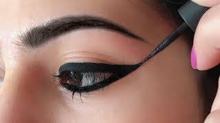 Wing Eyeliner लगाने का सही तरीका  How To Apply Perfect Winged Eyeliner for Beginners  Anaysa [upl. by Randy529]