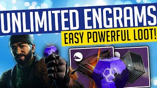 Destiny 2  UNLIMTED UMBRAL ENGRAMS FAST Powerful Rewards EASY AFK Farm amp More [upl. by Aleacin]