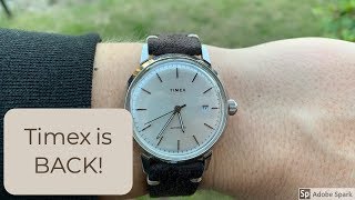 Watch Unboxing Timex Marlin Automatic review [upl. by Elliot]