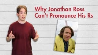 Why Jonathan Ross Cant Pronounce His Rs [upl. by Emirej401]