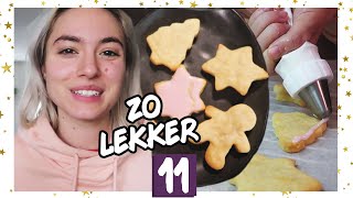 De LEKKERSTE KERST KOEKJES maken ❤ Vlogmas 11 [upl. by Aissatan]