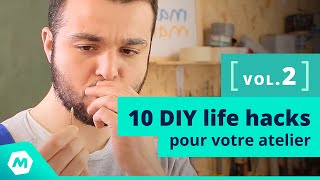 Astuces bricolage  10 DIY life hacks pour votre atelier tuto bricolage  ManoMano [upl. by Ylremik273]