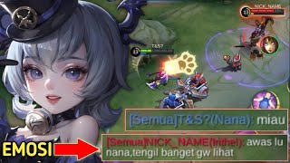 NANA TENGIL YANG MODEL GINI CEPAT BIKIN MUSUH EMOSI amp KESEL  MOBILE LEGENDS [upl. by Fortunio]