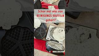 shorts  mit Reinigungswaffeln zum sauberen Waffeleisen  mit Rommelsbacher [upl. by Ayerim]