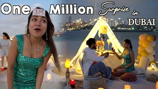 Sonia Ke 1 Million Subscribers Par Special Surprise in Dubai 😍 [upl. by Pihc]