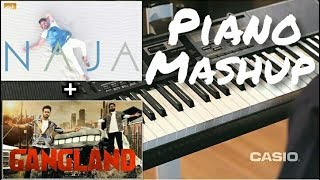 Naja  Gangland  Remix  Piano Cover  Latest Punjabi Songs 2017 [upl. by Neras33]