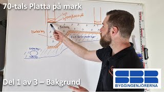 70talshus  Platta på mark med tunn underliggande isolering  Del 1 av 3  Bakgrund [upl. by Kin]