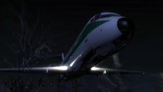 Alitalia Flight 404  Crash Animation [upl. by Nageek870]