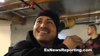 Robert Garcia talks Rios vs Alvarado 2  EsNews Boxing [upl. by Ami]