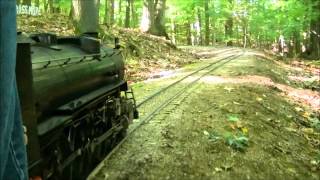 Erie K5 Pacific running hard at the White Creek Railroad Sept 2012 [upl. by Sivia278]